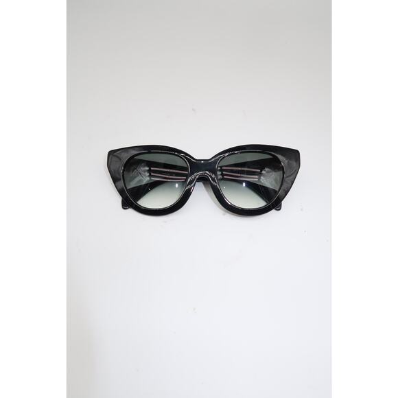 Oscar De La Renta x Morgenthal Holly Cat Eye Sunglasses Black